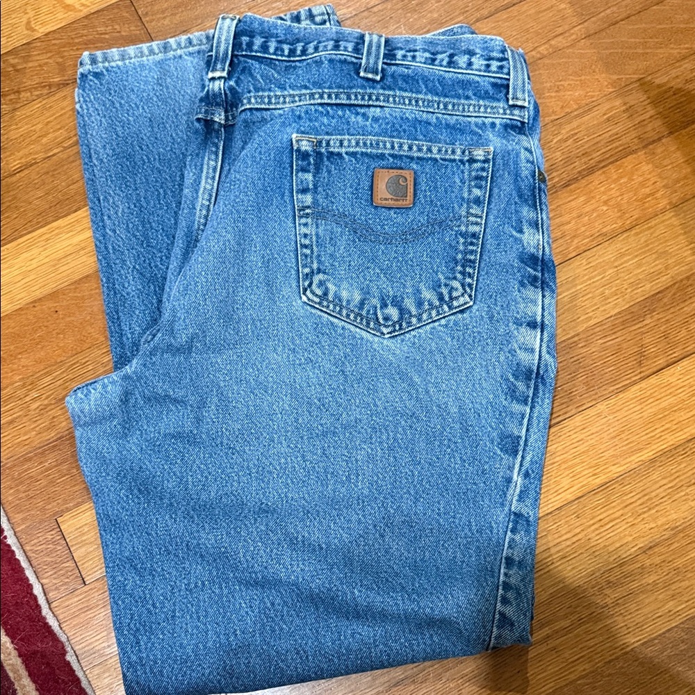 Carhartt Men's Relaxed Fit Blue Jeans